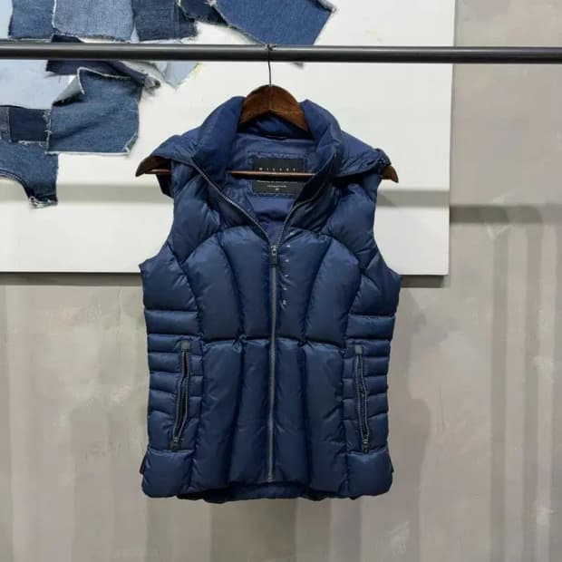 (95) 밀레 여성 등산 아웃도어 덕다운 오리털 패딩조끼