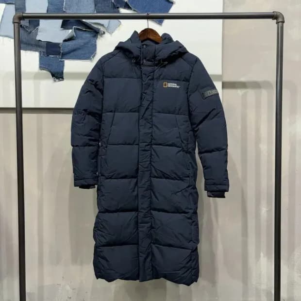 (85) 내셔널지오그래픽 여성 등산 구스다운 거위털 롱패딩