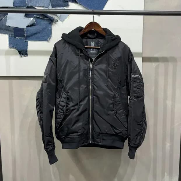 (95) 라이프워크 스트릿 캐주얼 후드 항공점퍼 자켓