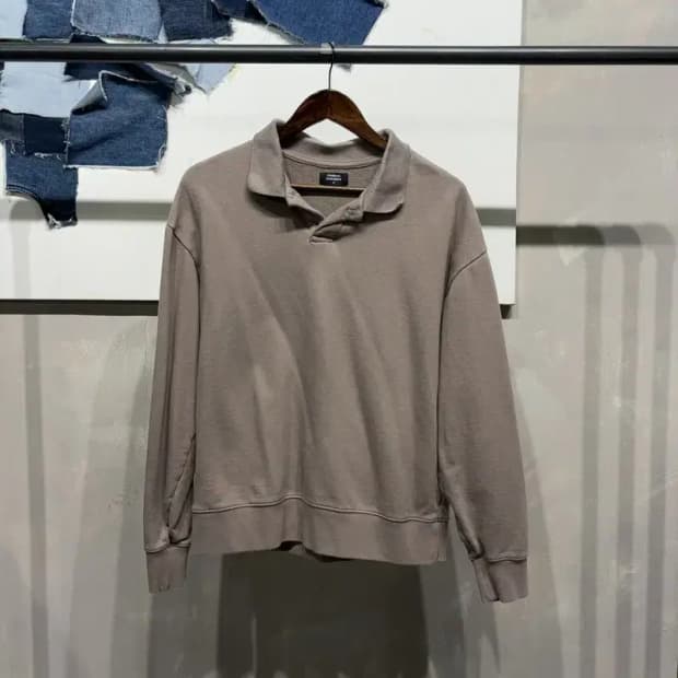 (95) 무신사스탠다드 캐주얼 긴팔 PK 맨투맨 긴팔 티