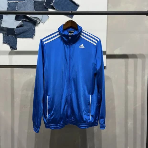 (105) 아디다스 스트릿 캐주얼 저지 트랙탑 집업 자켓
