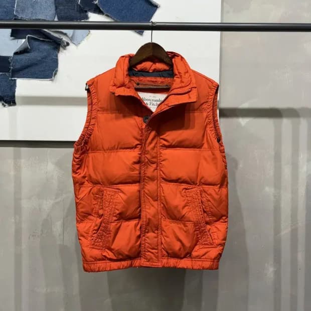(95) 아베크롬비 스트릿 덕다운 오리털 패딩조끼