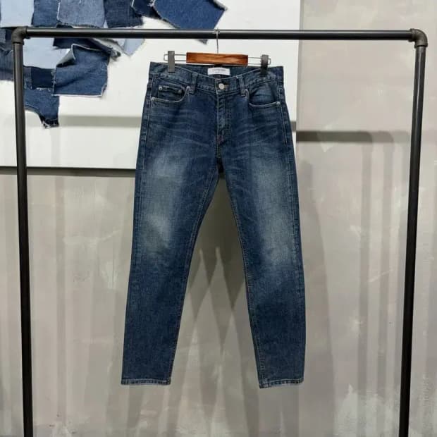 (30인치) 페이탈리즘 캐주얼 워싱 진청바지 데님팬츠