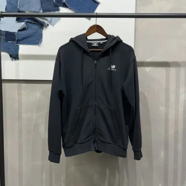 (95) 뉴발란스 캐주얼 스트릿 자수 후드집업 자켓