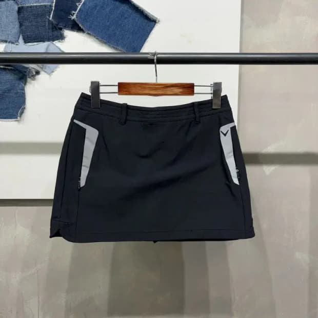 (27인치) 캘러웨이 여성 골프 스포츠 미니스커트 치마