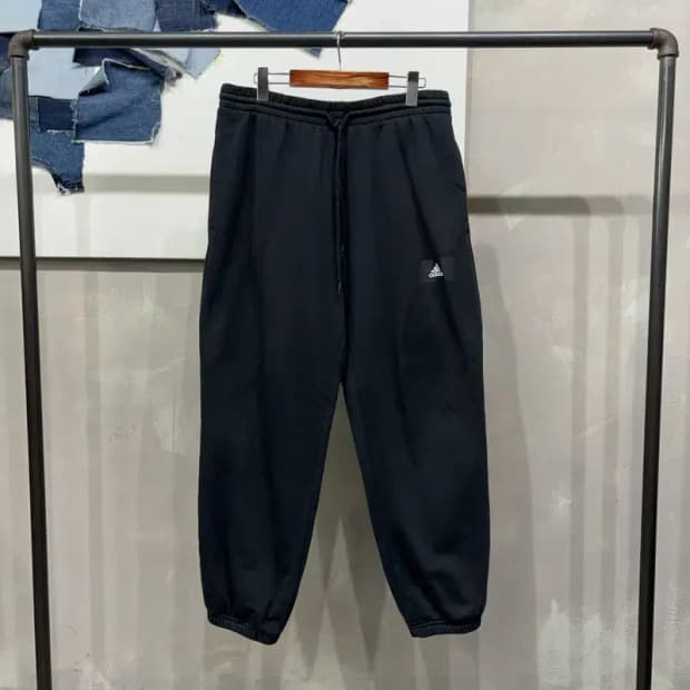 (32~34인치) 아디다스 캐주얼 밴딩 기모 조거팬츠 운동바지