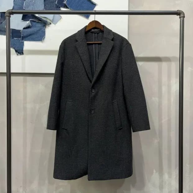 (105) 자라 ZARA  캐주얼 클래식 모직 싱글 롱 코트