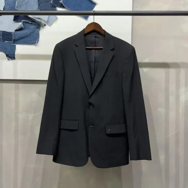 (100) 티아이포맨 캐주얼 클래식 싱글 블레이저 자켓
