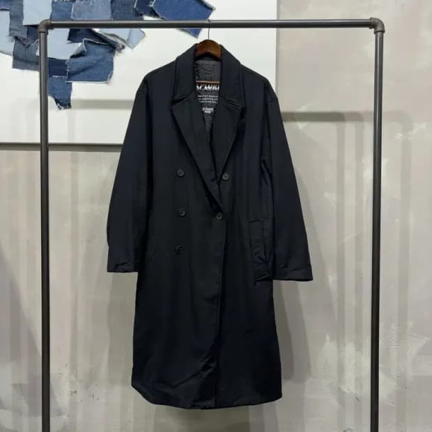 (100) 인사일런스 캐주얼 울 더블버튼 롱코트