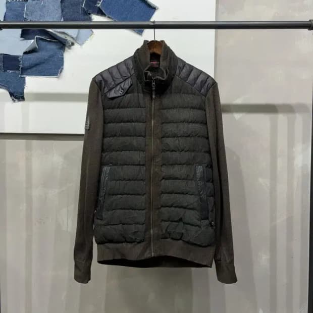 (105) K2 케이투 등산 구스다운 거위털 경량패딩 니트 자켓