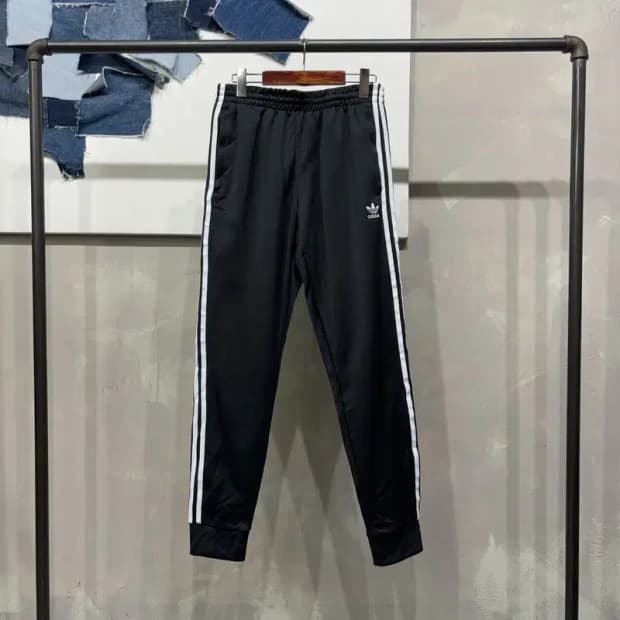 (30~32인치) 아디다스 캐주얼 밴딩 검흰 조거팬츠 츄리닝바지