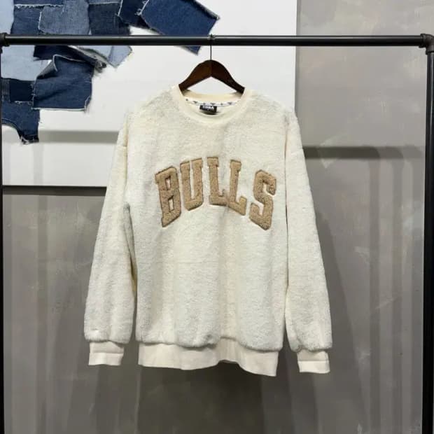 (100) NBA 캐주얼 시카고불스 퍼 맨투맨 긴팔 티