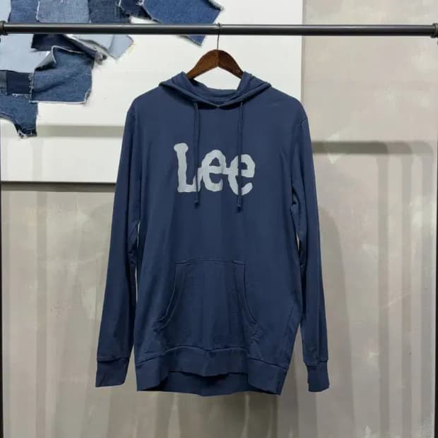 (100) 리 LEE 캐주얼 스트릿 로고 프린팅 후드티