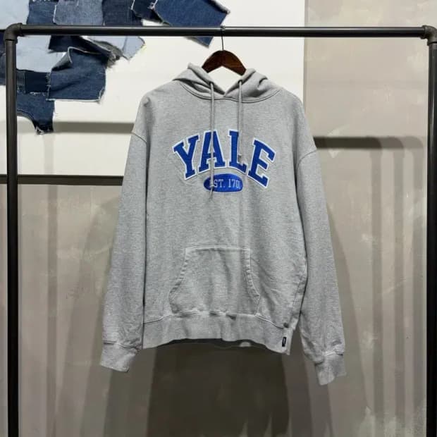 (105) 예일 캐주얼 스트릿 자수 후드티