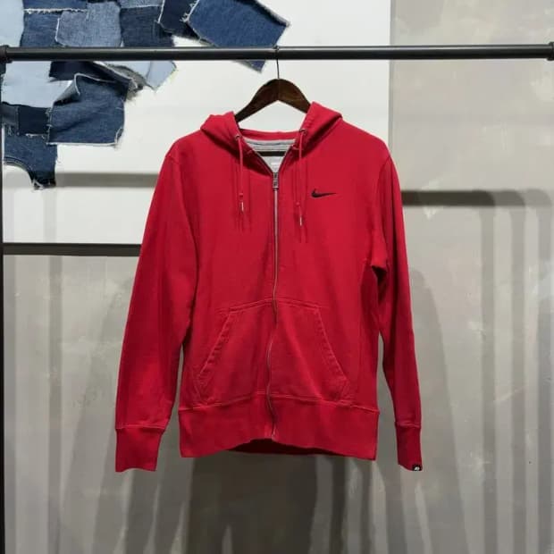 (100) 나이키 캐주얼 자수 후드집업 자켓