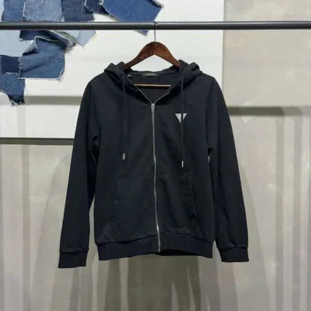 (95) 게스 여성 캐주얼 프린팅 후드집업 자켓