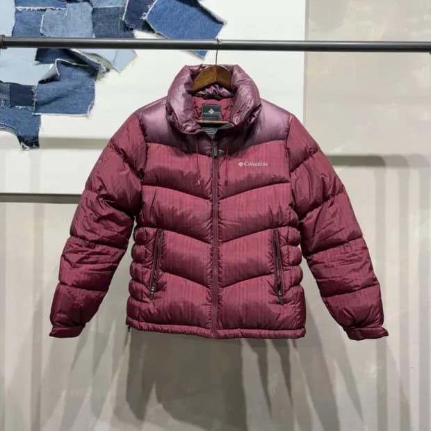 (95) 콜롬비아 여성 등산 아웃도어 구스다운 거위털 패딩