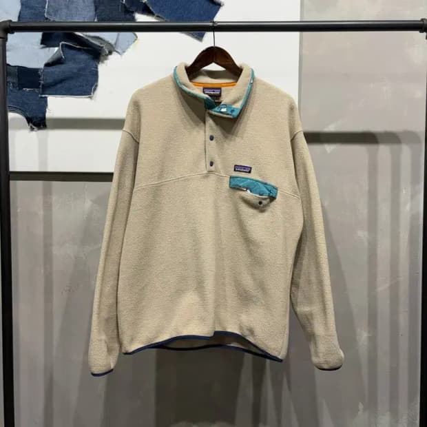 (100) 파타고니아 신칠라 반집업 후리스 맨투맨 긴팔 티