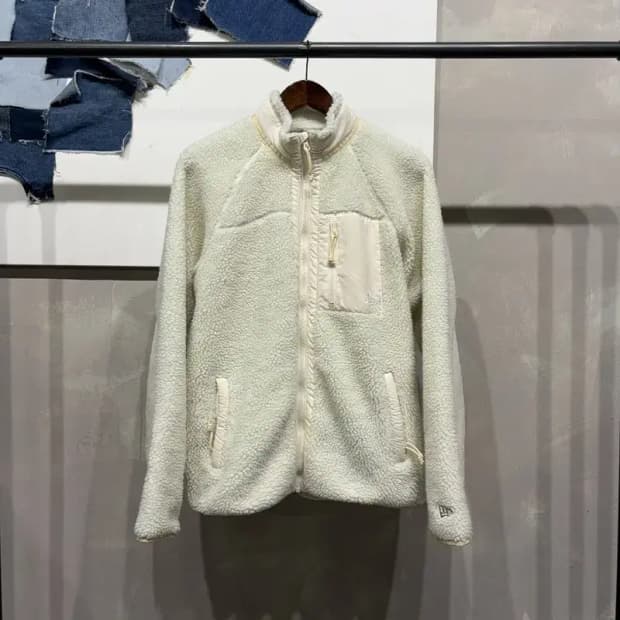 (95) 뉴에라 캐주얼 스트릿 양털 뽀글이 후리스 자켓