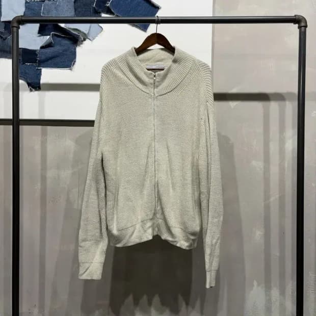 (105) 에잇세컨즈 캐주얼 베이직 니트 집업 자켓