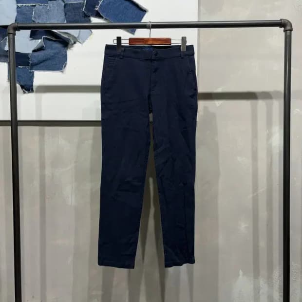 (28인치) 디스커버리 여성 아웃도어 네이비 바지 팬츠