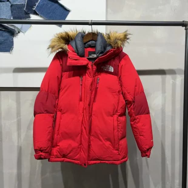 (90) 노스페이스 여성 하이벤트 구스다운 거위털 패딩 점퍼