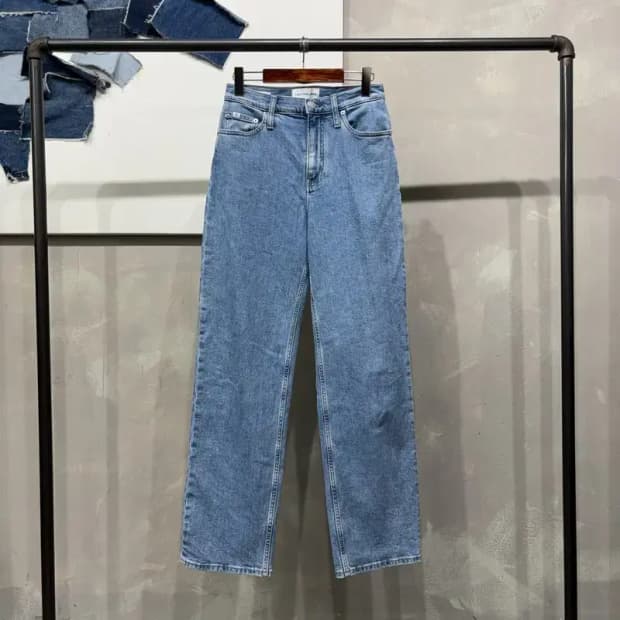 (26인치) 캘빈클라인 CK 여성 스판 하이라이즈 청바지 데님팬츠