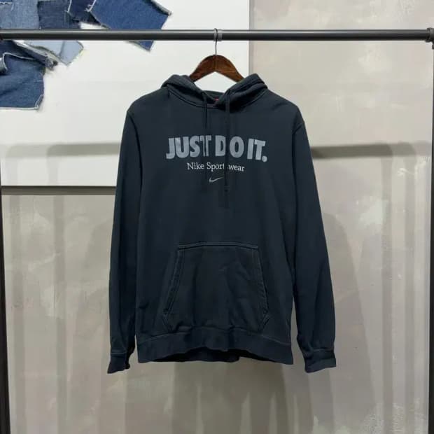 (100) 나이키  저스트두잇 스트릿 기모 프린팅 후드티