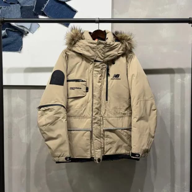 (90) 뉴발란스 여성 캐주얼 패트롤 구스다운 거위털 패딩