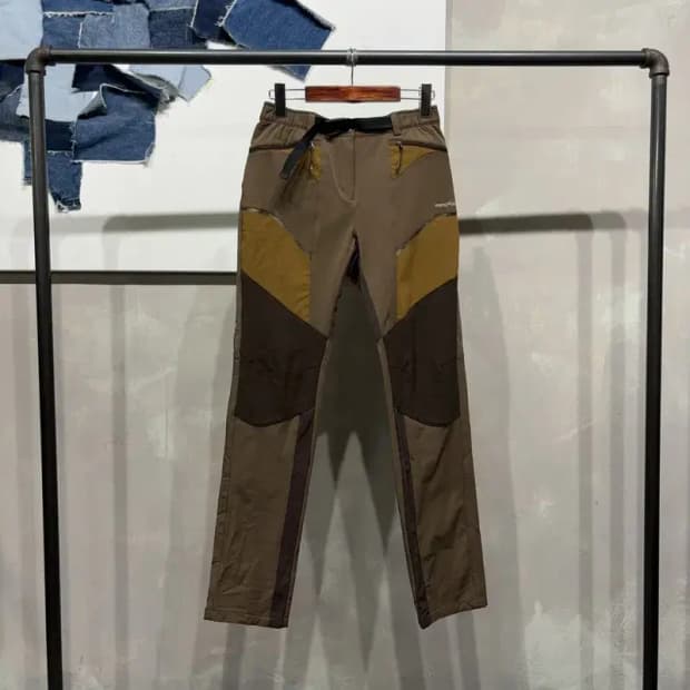 (26인치) 몽벨 여성 등산 아웃도어 밴딩 벨티드 기능성 바지 팬츠