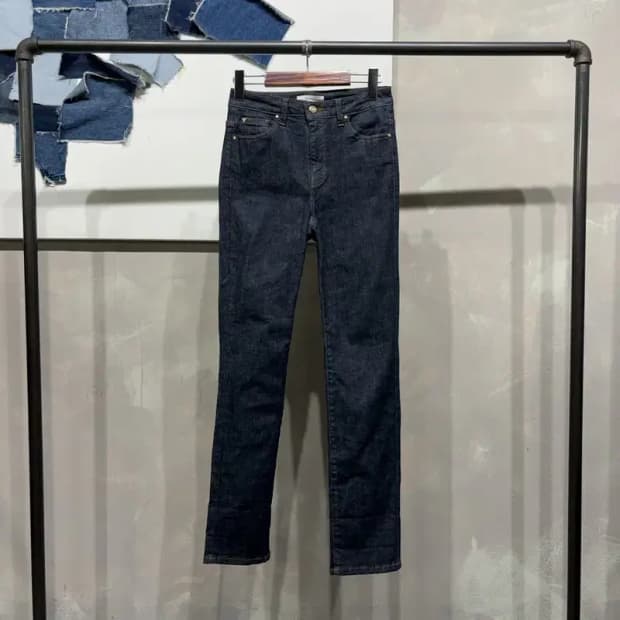 (25인치) 게스 여성 캐주얼 스판 진청바지 데님팬츠