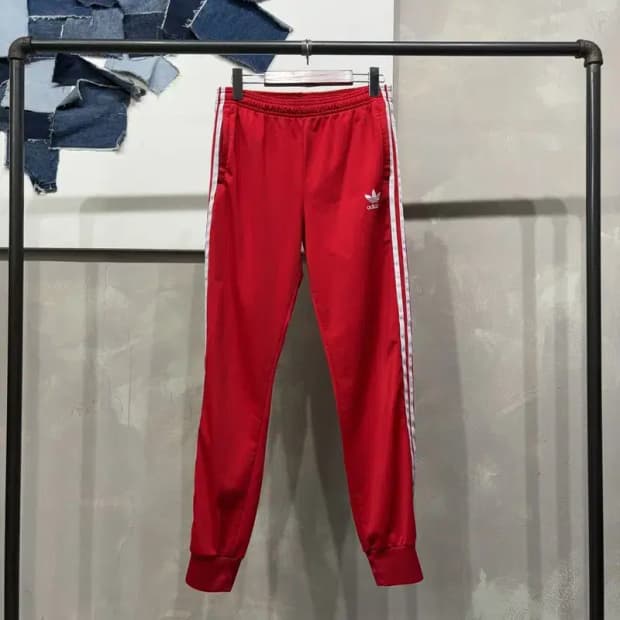 (25~27인치) 아디다스 여성 유로파 흰빨 조거팬츠 운동바지