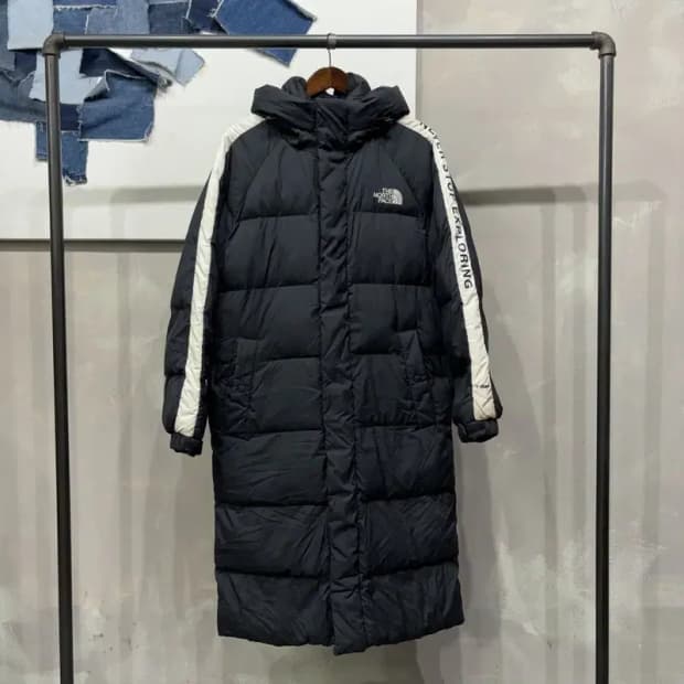 (100) 노스페이스 화이트라벨 롱패딩