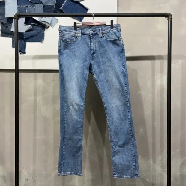 (36인치) 리바이스 511 빅사이즈 스판 연청바지 데님팬츠