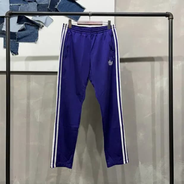 (28~30인치) 아디다스 파이어버드 퍼플 밴딩 팬츠 운동바지