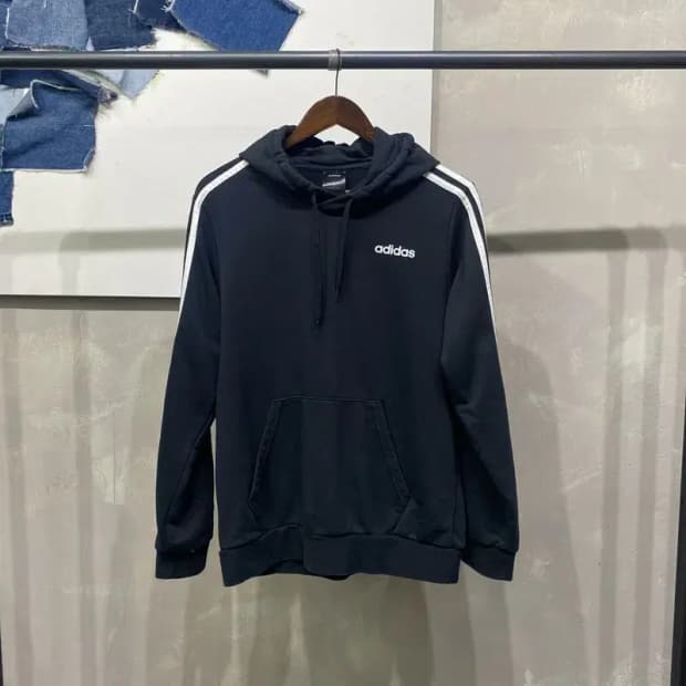 (100) 아디다스 스트릿 캐주얼 로고 자수 후드티