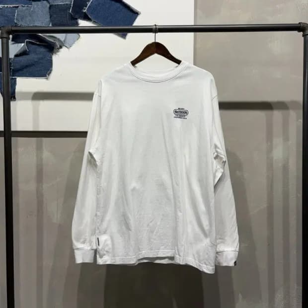 (100) 아웃도어프로덕츠 스트릿 캐주얼 백프린팅 긴팔 티