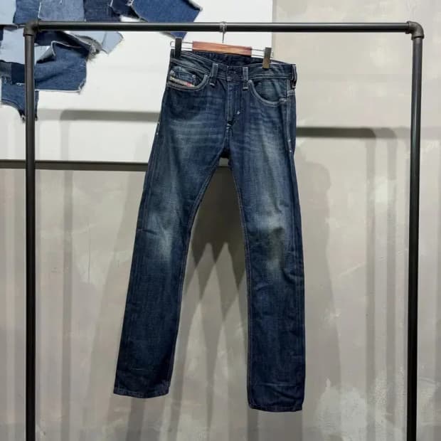 (27인치) 디젤 여성 THANAZ 캐주얼 워싱 진청바지 데님팬츠