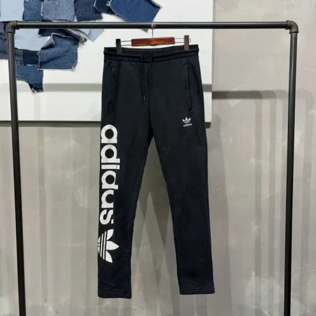 (30~32인치) 아디다스 유로파 캐주얼 밴딩 기모 운동바지