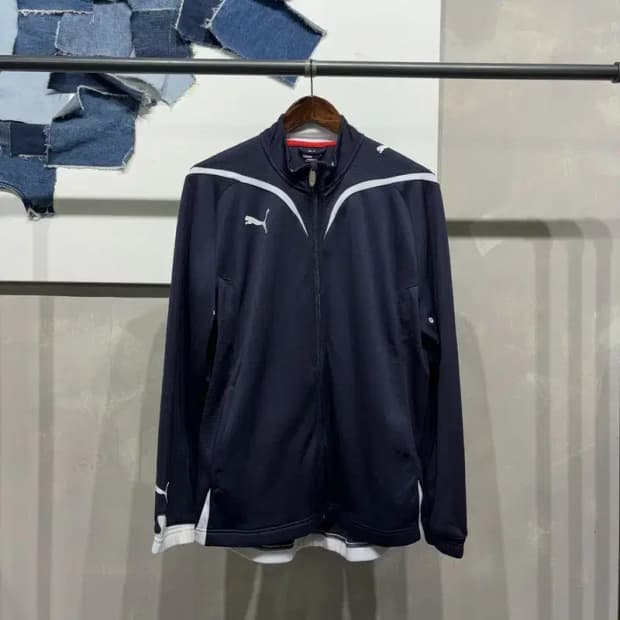 (100) 퓨마 운동 캐주얼 기능성 저지 집업 자켓