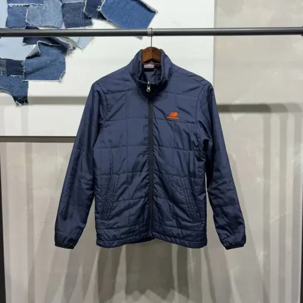 (90) 뉴발란스 캐주얼 스트릿 네이비 경량패딩 자켓