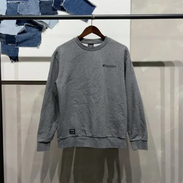 (95) 디스커버리 캐주얼 프린팅 기모 맨투맨 긴팔 티