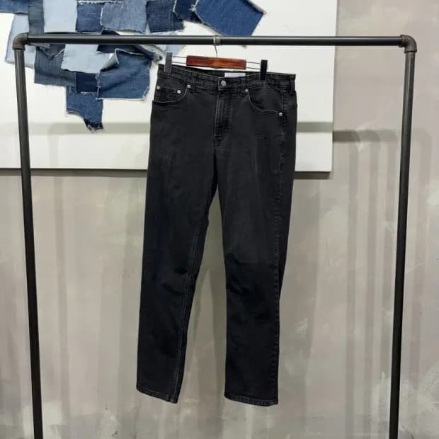 (31인치) 캘빈클라인 CK 캐주얼 스판 흑청바지 데님팬츠