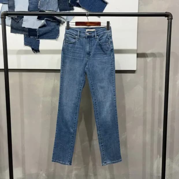 (25인치) 리바이스 724 여성 하이라이즈 스판 청바지 데님팬츠