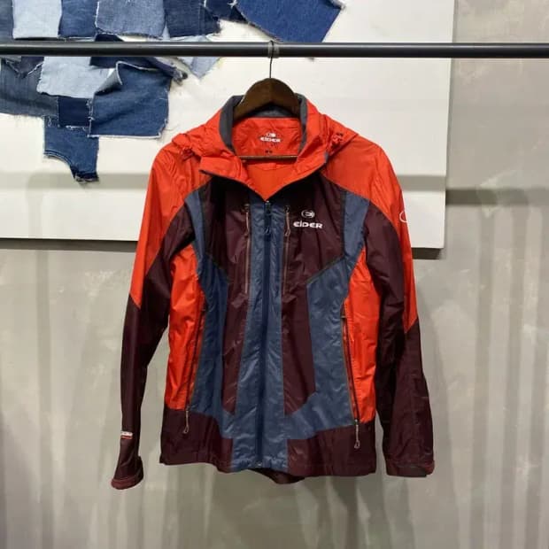 (100) 아이더 등산 아웃도어 디펜더 후드 바람막이 자켓