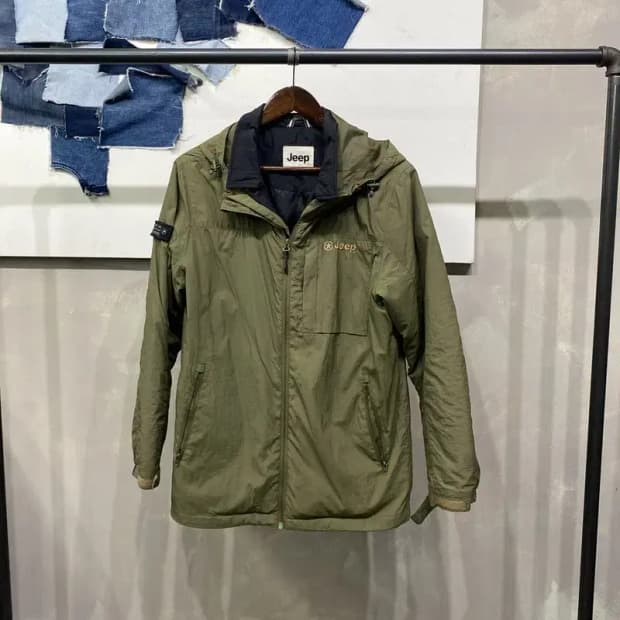 (95) 지프 캐주얼 후드 패디드 바람막이 자켓