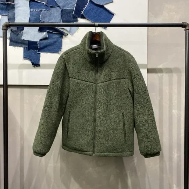 (95) 퓨마 캐주얼 덕다운 뽀글이 오리털 후리스 패딩