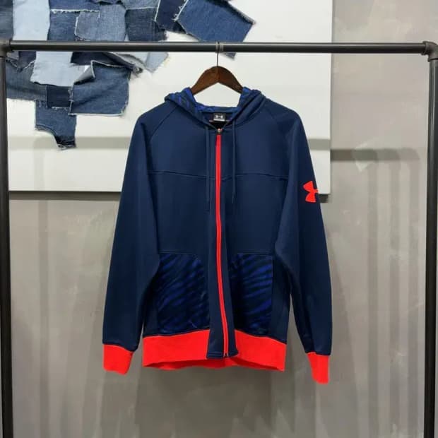 (100) 언더아머 운동 스포츠 기능성 저지 후드집업 자켓