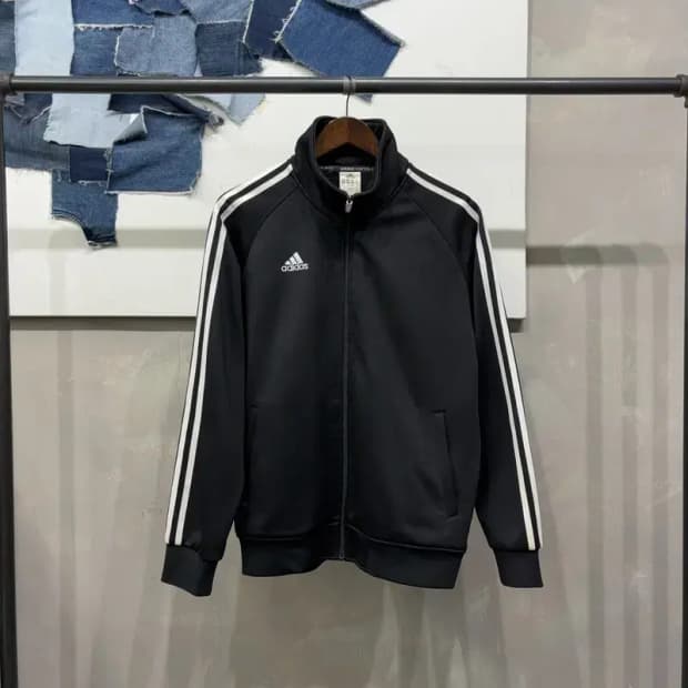 (105) 아디다스 캐주얼 기모 저지 집업 트랙탑