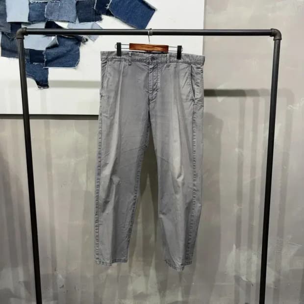 (36인치) 캘빈클라인 CK 캐주얼 워싱 코튼 팬츠 면바지